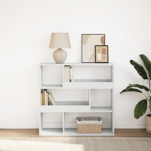 vidaXL, vidaXL Bücherregal/Raumteiler Weiß 100x33x94,5 cm