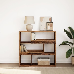vidaXL, vidaXL Bücherregal/Raumteiler Altholz-Optik 100x33x94,5 cm