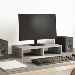 vidaXL, vidaXL Monitorständer Grau Sonoma 50x27x10 cm Holzwerkstoff, vidaXL Monitorständer Grau Sonoma 50x27x10 cm Holzwerkstoff
