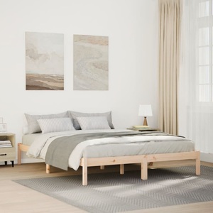 vidaXL, vidaXL Massivholzbett Extra Lang ohne Matratze 160x220 Kiefernholz
