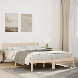 vidaXL, vidaXL Massivholzbett Extra Lang ohne Matratze 140x220 Kiefernholz