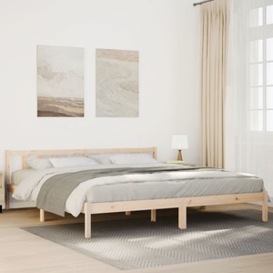 vidaXL, vidaXL Massivholzbett Extra Lang ohne Matratze 180x220 Kiefernholz