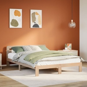 vidaXL, vidaXL Massivholzbett ohne Matratze 120x200 cm Kiefernholz, vidaXL Massivholzbett ohne Matratze 120x200 cm Kiefernholz