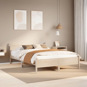 vidaXL, vidaXL Massivholzbett ohne Matratze 160x200 cm Kiefernholz, vidaXL Massivholzbett ohne Matratze 160x200 cm Kiefernholz