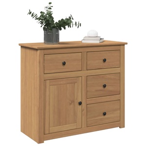vidaXL, vidaXL Sideboard mit Schubladen Panama 93x40x80 cm Massivholz Kiefer