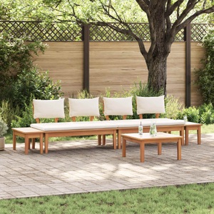 vidaXL, VidaXL - Garten-sofa massivholz teak, One Size, Braun