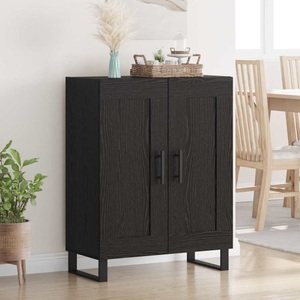 vidaXL, vidaXL Sideboard Schwarz Eichen-Optik 69,5 x 34 x 90 cm