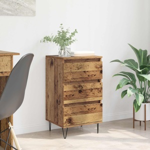 vidaXL, vidaXL Sideboard Altholz 40 x 35 x 70 cm Verbundholz und Eisen