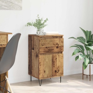 vidaXL, vidaXL Sideboard mit Schubladen Altholz 35 x 40 x 70 cm Holzwerkstoff