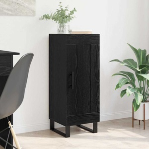 vidaXL, vidaXL Sideboard Schwarz Eichen-Optik 34,5 x 34 x 90 cm