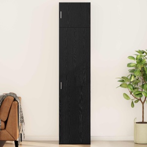 vidaXL, vidaXL Sideboard 3 pcs Schwarz Eichen-Optik