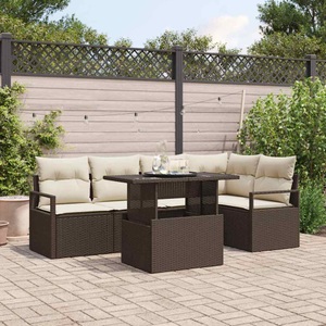 vidaXL, VidaXL - Garten-sofa poly-rattan, One Size, Braun