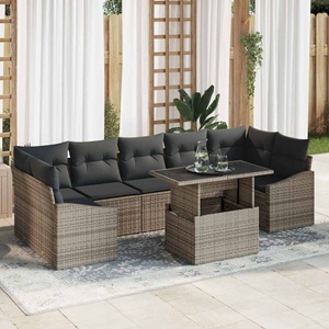 vidaXL, VidaXL - Outdoor-sofa poly-rattan, One Size, Beige