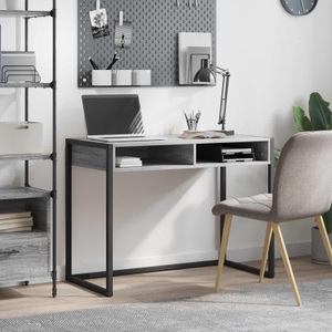 vidaXL, vidaXL Schreibtisch Graues Sonoma 100 x 50 x 75 cm Holzwerkstoff