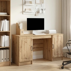 vidaXL, vidaXL Schreibtisch Artisan-Eiche 142,5 x 50 x 75 cm Holzwerkstoff