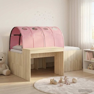 vidaXL, vidaXL Hochbett mit Schreibtisch für Kinder 3 Stk. Holzwerkstoff