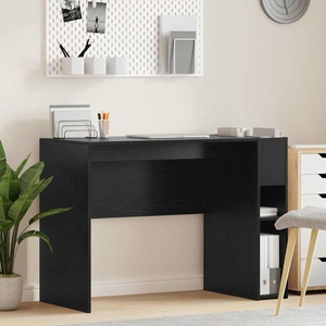 vidaXL, vidaXL Schreibtisch Schwarz Eichen-Optik 109 x 50 x 78 cm
