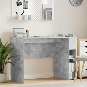 vidaXL, vidaXL Schreibtisch Beton Grau 109 x 50 x 78 cm Holzwerkstoff