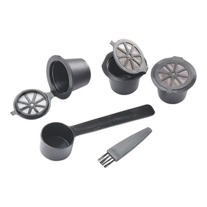 genialo®, Kaffeekapsel-Set, wiederverwendbar, 3 Stück