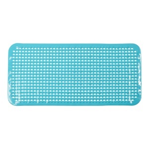 Moderne Hausfrau, Moderne Hausfrau Badematte, blau, Badematte, blau