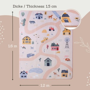 Kinderteppich mit Memory-Schaum 120x160