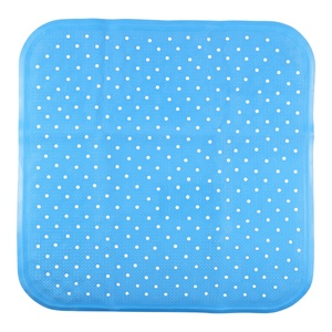 Moderne Hausfrau, Moderne Hausfrau Duschmatte, blau, Duschmatte, blau