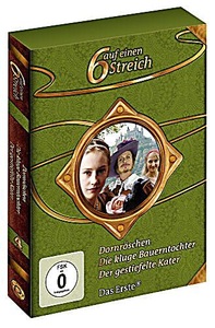 undefined, Dornröschen, Der gestiefelte Kater, Die kluge Bauerntochter, 3 DVDs, 6 auf einen Streich - Märchen-Box Vol. 4: Dornröschen/Die kluge Bauerntochter/Der gestiefelte Kater [3 DVDs]