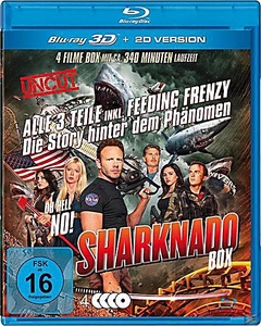 undefined, Sharknado 1-3, 3 Blu-ray + 1 DVD (Deluxe-Box-Edition), 
