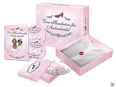 ICESTORM Entertainment GmbH, Drei Haselnüsse für Aschenbrödel - Prinzessinnen Box (110/116), Drei Haselnüsse für Aschenbrödel - Prinzessinnen Box (+ CD-Hörspiel) (+ Diadem) (+ Prinzessinen-Kleid Größe 110/116