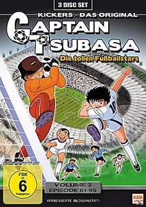 undefined, Captain Tsubasa - Die tollen Fußballstars. Vol.3, 3 DVDs, 