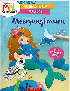 undefined, Meerjungfrauen - Rubbelsticker & Malbuch, Rubbelsticker & Malbuch