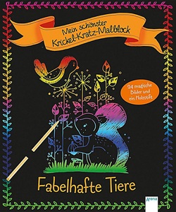 undefined, Mein schönster Krickel-Kratz-Malblock - Fabelhafte Tiere, Mein schönster Krickel-Kratz-Malblock - Fabelhafte Tiere