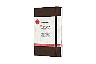 undefined, Moleskine Reisenotizbuch Liniert / Kariert / Punktraster, Hard Cover, Kaffeebraun, 11,5X18 cm, Moleskine Reisenotizbuch, 18,2cm x 11,8cm, kaffeebraun, 208 Seiten, 620381