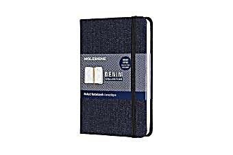 undefined, Moleskine Notizbuch - Denim Pocket/A6, Liniert, Fester Stoffeinband, Preussischblau, Moleskine Notizbuch, Denim, 14cm x 9cm, liniert, preussischblau, 192 Seiten, 626260