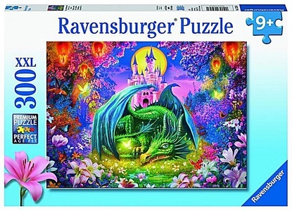 Ravensburger, Ravensburger Kinderpuzzle - Mystischer Drachenwald, 300 Teile, 