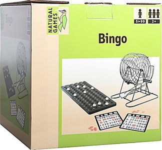 undefined, NG Bingo mit Metallkorb, Natural Games Bingo mit Metallkorb