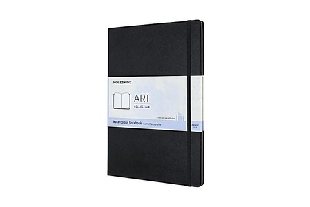 Moleskine Kreativ Notizbücher, Aquarell-Notizbuch, A4, 200G-Aquarellpapier, Hard Cover, Schwarz