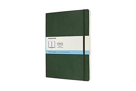 Moleskine Notizbuch, Xlarge, Punktraster, Soft Cover, Myrtengrün