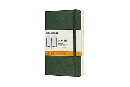 undefined, Moleskine Notizbuch, Pocket, A6, Liniert, Soft Cover, Myrtengrün, Moleskine Notizbuch, Pocket, A6, Liniert, Soft Cover, Myrtengrün