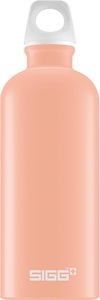 SIGG, SIGG Alu-Trinkflasche LUCID SHY PINK TOUCH 0,6l in pastellrosa, Traveller 600 ml Trinkflasche