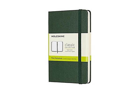 Moleskine Notizbuch, Pocket, A6, Blanko, Hard Cover, Myrtengrün