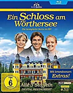 Fernsehjuwelen, Ein Schloss am Wörthersee-Gesamtbox (Staffel 1 BLU-RAY Box, Ein Schloss am Wörthersee - HD-Komplettbox zum 30. Jubiläum (Alle 3 Staffeln + brandneue Extras) - Fernsehjuwelen [6 BRs]