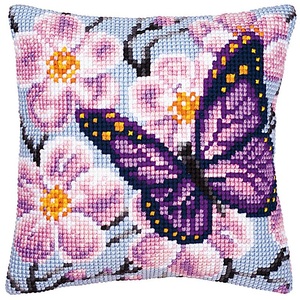 undefined, Kreuzstichkissen 40 x 40 cm, Stick-Kissen | 40 × 40 cm