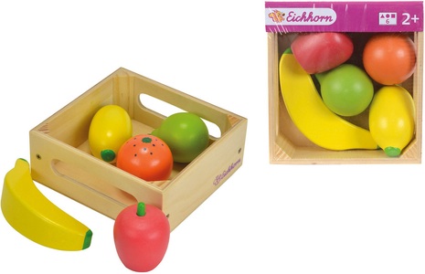 Eichhorn, Eichhorn Holzbox mit Früchten, 