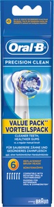 Oral-B, Oral-B Aufsteckbürsten Precision Clean, Original Oral-B Precision Clean, 6er-Pack