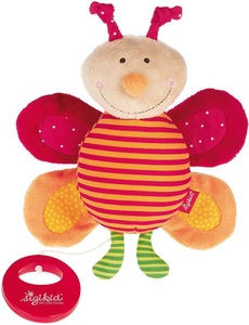 Sigikid, SIGIKID Spieluhr Schmetterling Red Stars, Spieluhr SCHMETTERLING (20cm) in bunt