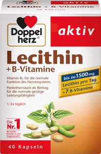 Queisser Pharma, Queisser Pharma GmbH & Co. KG Doppelherz® aktiv Lecithin + B-Vitamine Kapseln, Doppelherz® aktiv Lecithin + B-Vitamine Kapseln