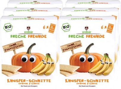 Freche Freunde, erdbär Freche Freunde Freche Knusper Schnitte, erdbär Freche Freunde Freche Knusper Schnitte Bio