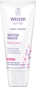 WELEDA AG, WELEDA AG Weleda Weisse Malve Babycreme, Weleda Baby Wundschutzcreme Weiße Malve - parfümfreie Windelcreme, schützt, regeneriert & pflegt