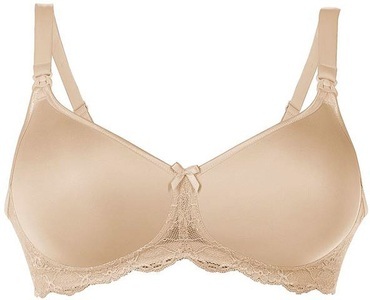 Anita, Anita Still-BH - Spitze, MISS LOVELY Still BH ohne Bügel in beige